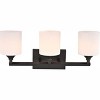 Chloe Lighting Jane Contemporary 3 Light Rubbed Bronze Bath Vanity Fixture 22" Width - 2 of 4