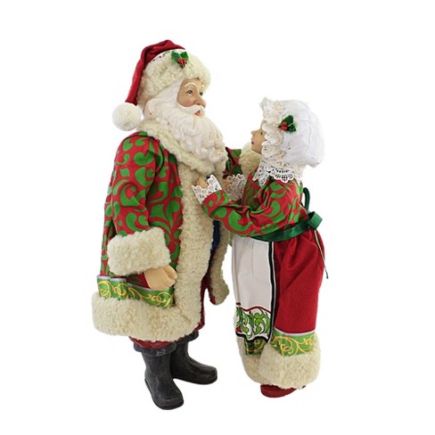 Possible Dreams Almost Ready - Two Figurines 13.75 Inches - Santa Mrs.  Claus Jim Shore - 6010206 - Resin - Red