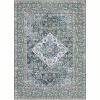 Area Rug Washable Stain-Resistant Carpet with Non-Slip Rubber Back for Living Room Bedroom Dining Area Home Office - 2 of 4