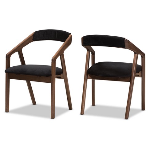 Dark discount wood chairs