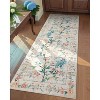 Washable Rugs for Bedroom Ultra-Soft Floral Peacock Floor Mat - 3 of 4
