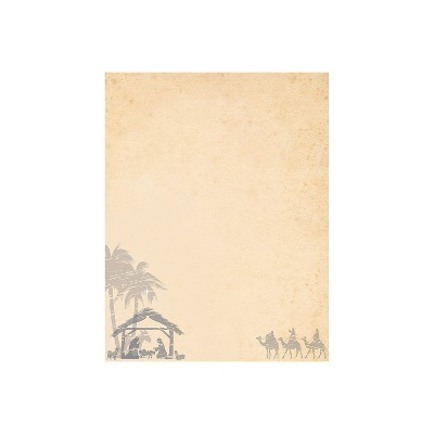 Great Papers! Holy Night Holiday Letterhead 8.5" x 11" Multicolor 80/Pack (2018028)