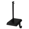 Northlight Christmas Stocking Holder with Ornament Hanger - 6.75" - Matte Black - 4 of 4