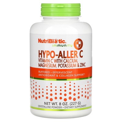 NutriBiotic Immunity, Hypo-Aller C, Vitamin C with Calcium, Magnesium, Potassium & Zinc, 8 oz (227 g)