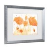 Trademark Fine Art Sheila Golden California Poppies 7 Matted Framed Art - 3 of 4