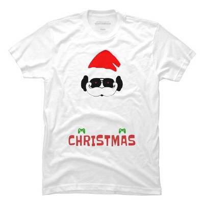 Men's Design By Humans This Is My Christmas Pajama Shirt Gamer Video Game Santa By TELO213 T-Shirt