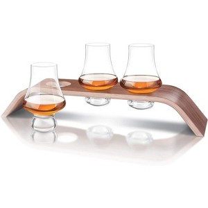 Final Touch Whiskey Flight Tasting Crystal Set of 3 - 1 of 4