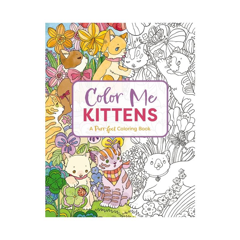 Color Me Kittens - (Color Me Coloring Books) by  Cider Mill Press (Paperback), 1 of 2