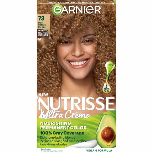 Verschillende goederen Staat tempo Garnier Nutrisse Nourishing Color Creme 73 Dark Golden Blonde : Target