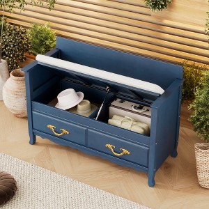 YOOCOZZ Entryway Shoe Bench with Hidden Storage - 1 of 4