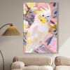 Art Remedy Cockatoo in Pastel Beach Life Inspired Wall Art Framed - 2 of 4