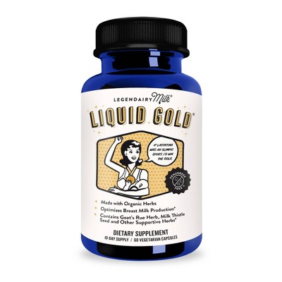 Legendairy Milk Liquid Gold Lactation Supplement - 180 Capsules
