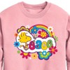 Boys' - Peanuts - Peace Floral & Colorful Woodstock Graphic Long Sleeve Fleece Sweatshirt - 2 of 4