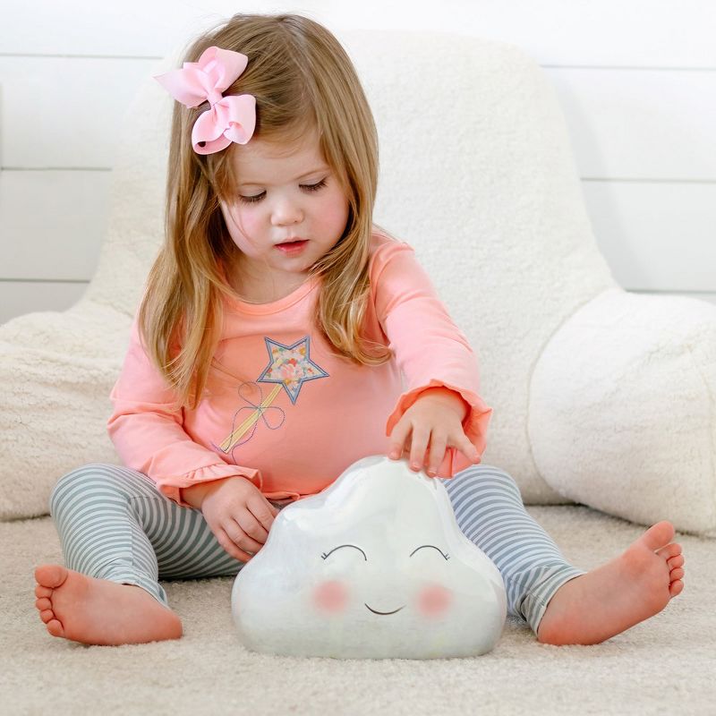 Baby Aspen Iridescent Cloud Ceramic Piggy Bank | BA21071NA, 3 of 8