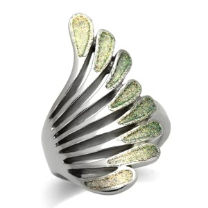 Slickblue Women's Stainless Steel Band Ring, No Stone, Smooth Polished Finish, Sleek and Modern Look, Size 5-10 - 1 of 4