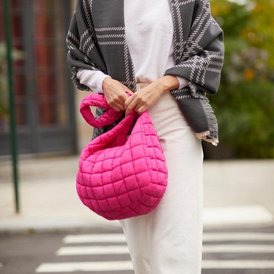Сумки YOUZEY Cloud 9 Puffer Crossbody Purse Bag - Hot Pink — фото 3