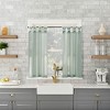 2pc Archaeo Washed Cotton Twist Tab Cafe Curtain Tier Pair - 4 of 4