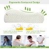 BAFODE Memory Foam Bamboo Pillow for Sleeping-Cool & Breathable Cover with Zipper Rayon Derived from Bamboo - Relieves Neck Pain - Back/Stomach, White - 3 of 4