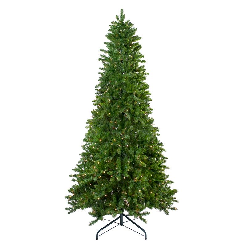 Northlight 12' Pre-Lit Eastern Pine Slim Artificial Christmas Tree - Clear Lights, 1 of 9