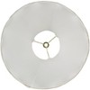 Imperial Shade Creme Small Scallop Bell Lamp Shade 5" Top x 12" Bottom x 10" Slant x 9.5 High (Spider) Replacement with Harp and Finial - 4 of 4