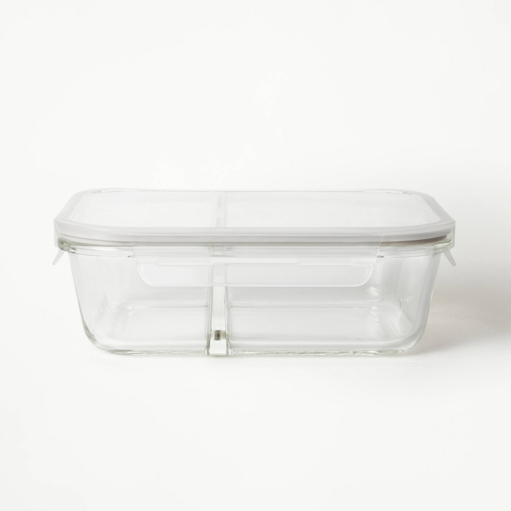 Glass Bento Food Storage Container Clear - Figmintâ„¢