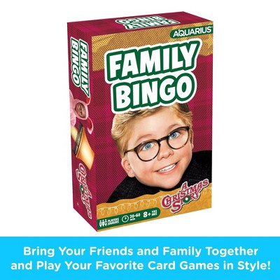 A Christmas Story Family Bingo Game with 18 Cards