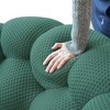 WJSHome 79.53'' Modern Bubble Sofa, Comfy Upholstered Loveseat Sofa, Lazy Floor Curved Couch for Living Room, Apartment, Small Space, Green - 3 of 4