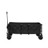 Foldable Extended Wagon with Extra Large Capacity, Heavy Duty Utility Cart with All Terrain Wheels for Camping, Garden, Beach, Shopping-The Pop Home - 2 of 4