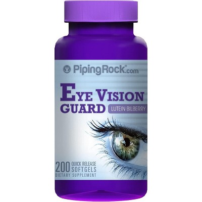 Piping Rock Lutein Bilberry Zeaxanthin | 200 Softgels : Target