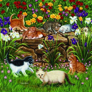 Sunsout Wall Flowers 500 pc   Jigsaw Puzzle 45851 - 1 of 4