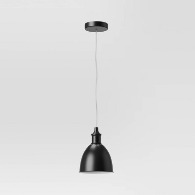 Large Industrial Metal Pendant Light Black (Includes Bulb) - Threshold™