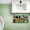Stupell Industries Friend Indeed Farm Animals Printed Plush Bath Mat And Bath Rug, Design By Warren Kimble, 18"X30" - 3 of 4