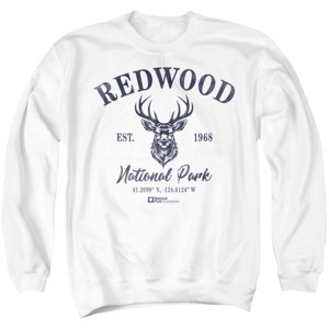 Men's Redwood National Park Roosevelt Elk Icon Crewneck Sweatshirt - 1 of 4