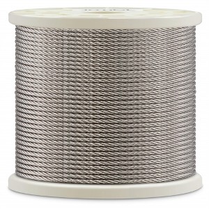 Jumbl 1/8” Wire Rope, Indoor & Outdoor 7x7 Stainless Steel Wire with 1,510lb Break Strength - 1 of 4