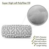 Majestic Home Goods,Bolster Pillow Aruba Gray - 2 of 4