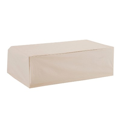 Outdoor Rectangular Table Furniture Cover - Cream - Crosley