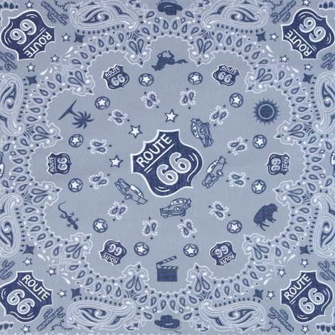 Route 66 Bandana Cotton - made in USA