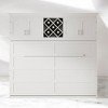 Mshliw Queen Size Murphy Wall Bed with Top Cabinets and Wine Rack, Space-Saving Wall Bed with Folding Mechanism for Home Office or Studio - 4 of 4
