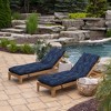 ARDEN Outdoor Plush Modern Tufted Chaise Cushion, 76 x 22, Tufted Cushion for Chaise Lounger - 3 of 4