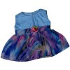 Doll Clothes Superstore Blue Purple Splash Dress Fits 14 Inch Baby Alive And Little Baby Dolls - 4 of 4