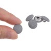 Unique Bargains Suit Dress Blouse Aluminum Fabric Cloth Covered Sewing Buttons 30 Pcs - 4 of 4