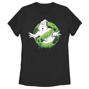 Women's Ghostbusters Slime Logo T-Shirt - 1 of 4