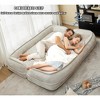 SKRAN Extra Large Human Dog Bed,Lazy Couch Giant Bean Bag Lounge Chair,Comfy Tatami With Adjustable Backrests And 2 Pillows Fits You & Pets - 3 of 4
