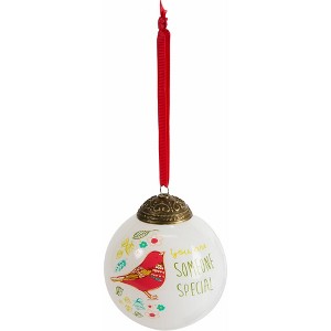 Pavilion Gift Company - Someone Special - 80mm Glass Ornament - Tree Ornaments - 1 of 4