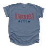 Simply Sage Market Statue Of Liberty America Front And Back Garment Dyed Tee - 3 of 4