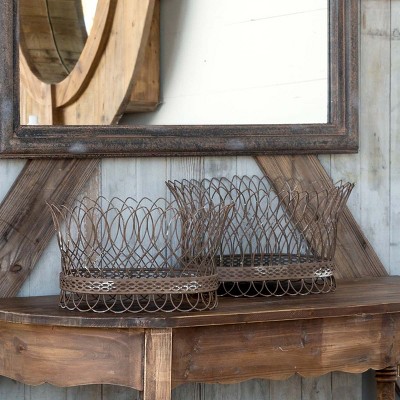 Park Hill Collection Nested French Wire Baskets