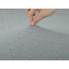 3 in. Gel Memory Foam Mattress Topper with Bamboo Cover White/Gray- Breathable & Supportive - 4 of 4
