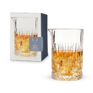 Viski Pedestal Mixing Glass, Lead-Free Crystal Cocktail Mixing Glass, Bartender Tool, 17 Oz, Clear - 1 of 4