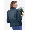 Woman Within Plus Size Stretch Denim Jacket - 3 of 4