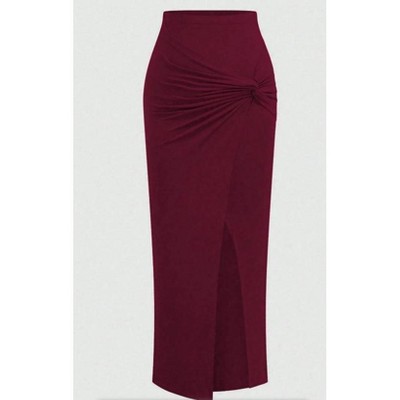 TIME HOLLOW Casual Decorated Mini Skirt